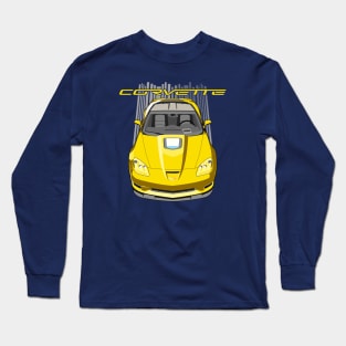 Corvette C6 ZR1 - Yellow Long Sleeve T-Shirt